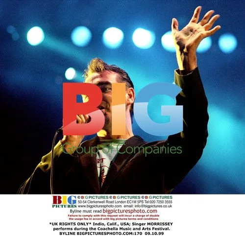 MORRISSEY performs at Coachella Festival