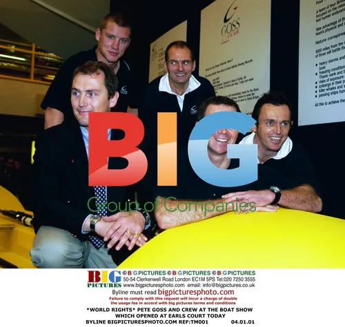 Pete Goss and Crew at Boat Show