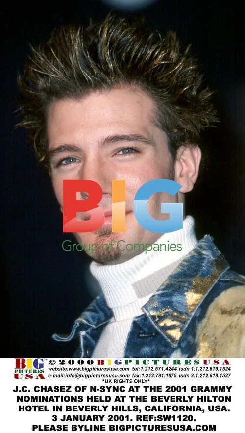 J.C. Chasez of N-SYNC at 2001 Grammy Nominations