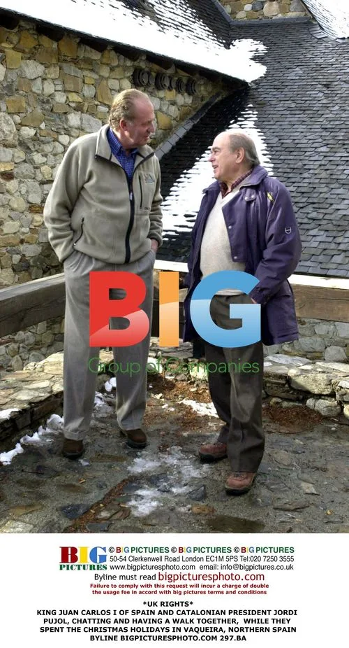King Juan Carlos I and Pres. Jordi Pujol in Spain