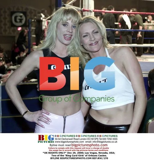 Two 'Ring Card Girls' of Orleans Casino