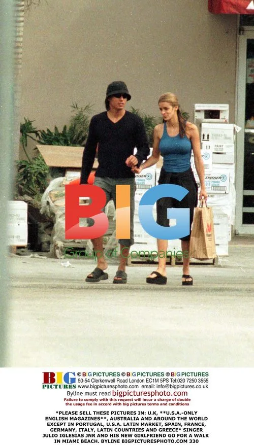 Julio Iglesias Jr. and girlfriend in Miami Beach