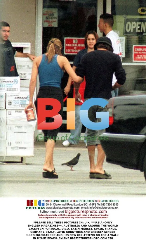 Julio Iglesias Jr. and Girlfriend in Miami