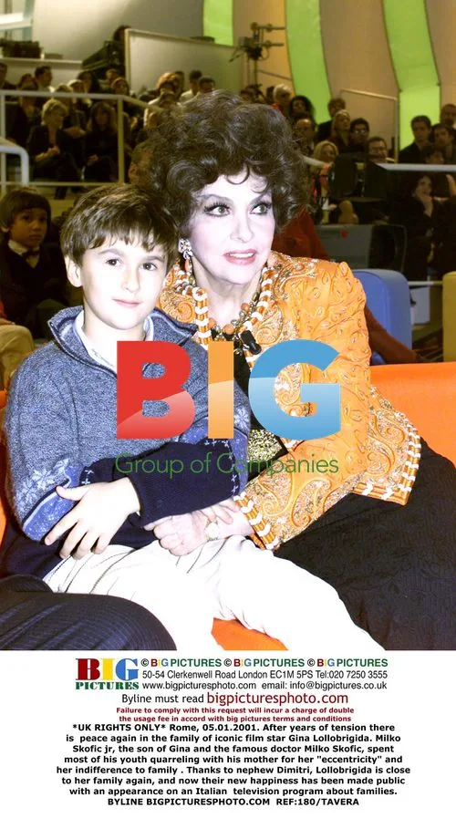 Gina Lollobrigida Reunited with Family