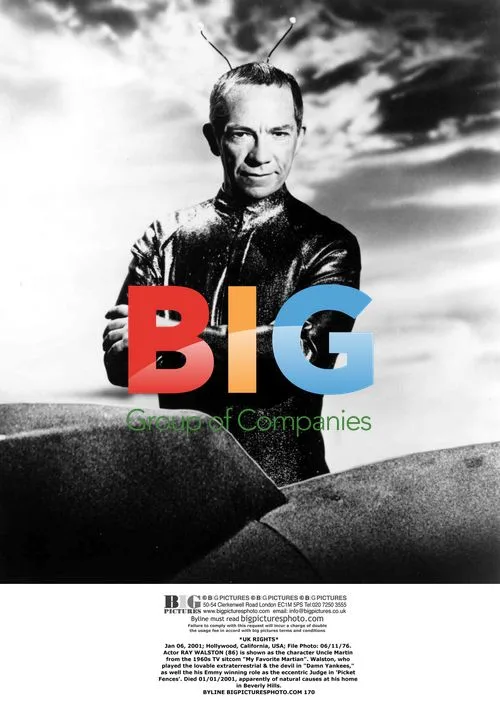 Ray Walston as Uncle Martin in "My Favorite Martian"