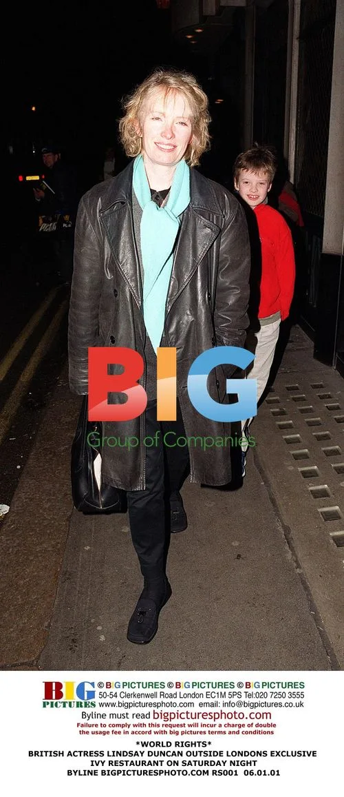 Lindsay Duncan Outside Ivy Restaurant