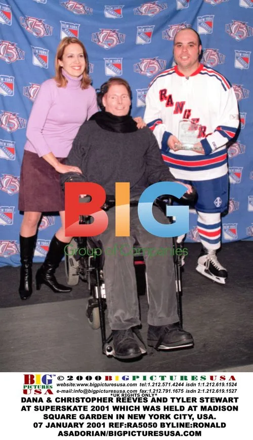 Dana & Christopher Reeves at SuperSkate 2001
