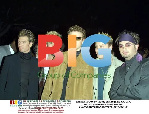 NSYNC @ Peoples Choice Awards, 2001