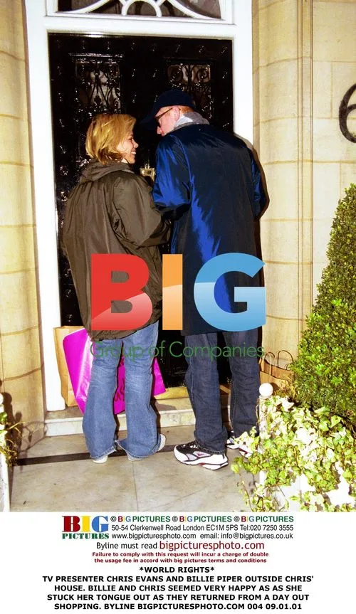 TV Presenter Chris Evans and Billie Piper
