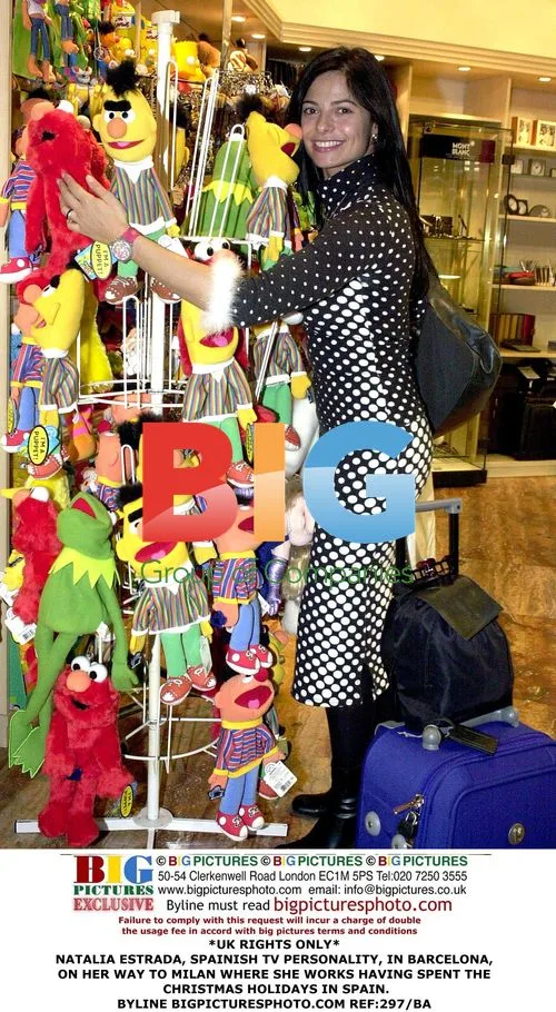 Natalia Estrada, Spanish TV Personality, in Barcelona