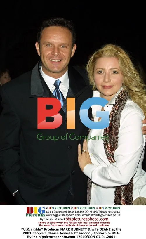 MARK BURNETT & wife DIANE at 2001 People's Choice Awards