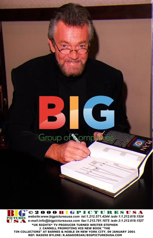 Stephen J. Cannell promoting book