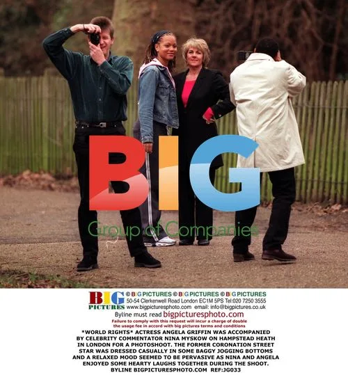 Angela Griffin and Nina Myskow on Hampstead Heath