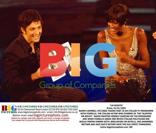 Naomi Campbell on Italian TV