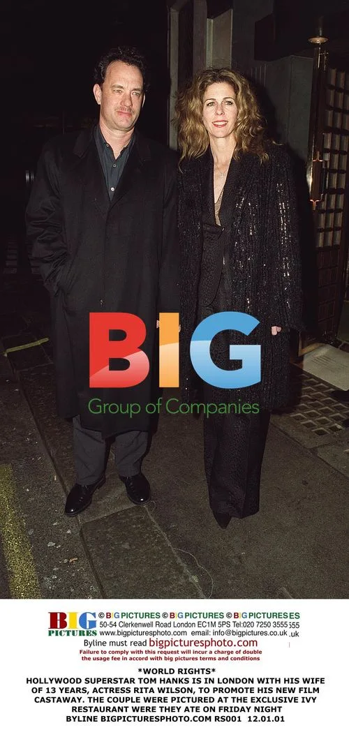 Tom Hanks and Rita Wilson in London