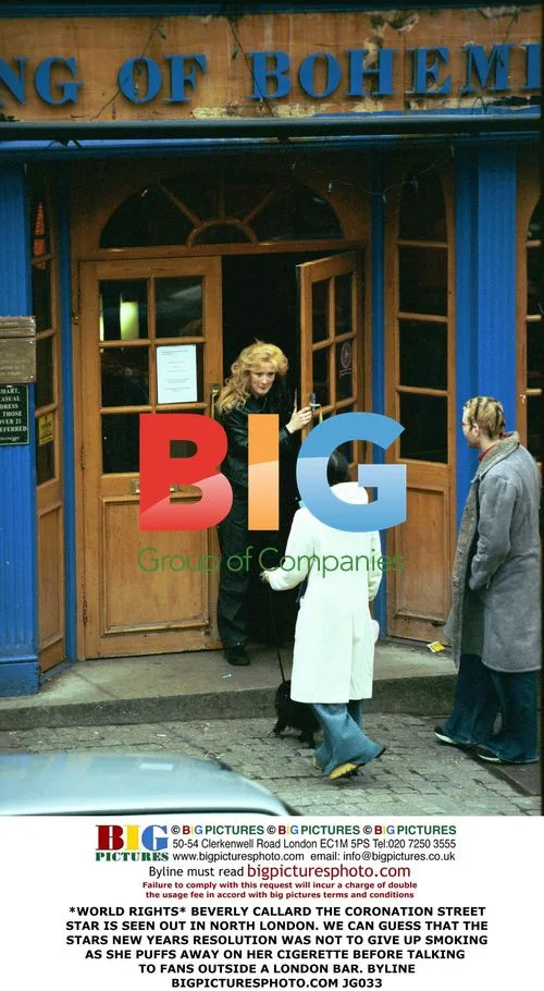 Coronation Street Star Beverly Callard Smoking