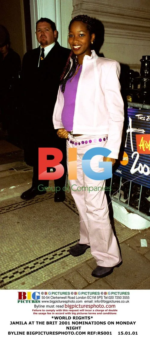 Jamila at BRIT 2001 Nominations