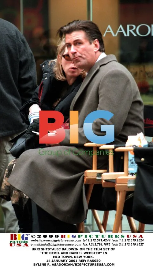 Alec Baldwin on set of "The Devil and Daniel Webster"