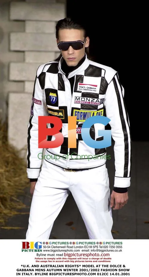 Model at Dolce & Gabbana Men's AW 2001/2002 Show