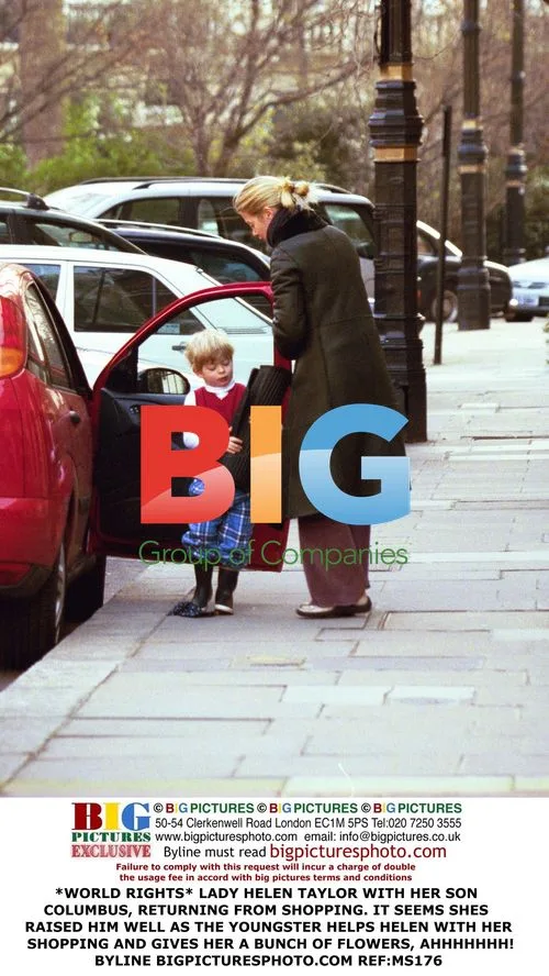 Lady Helen Taylor Out Shopping with Son