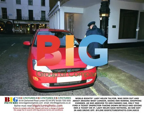 Lady Helen Taylor Receives Parking Ticket