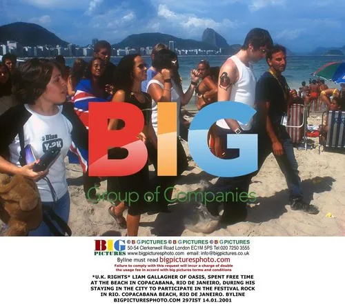 Liam Gallagher at Copacabana Beach, Rio