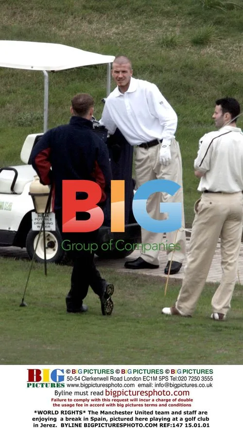 Manchester United Team Golf Outing in Spain