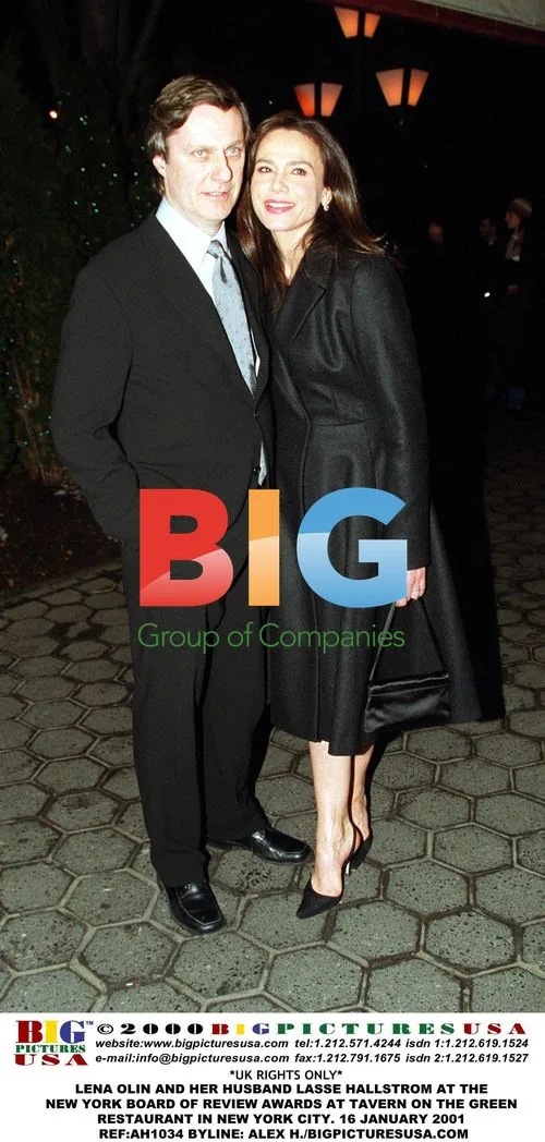 Lena Olin and Lasse Hallström at New York Board of Review Awards