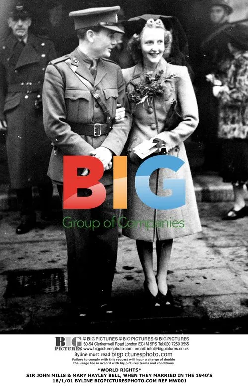 Sir John Mills & Mary Hayley Bell's Wedding in 1940s
