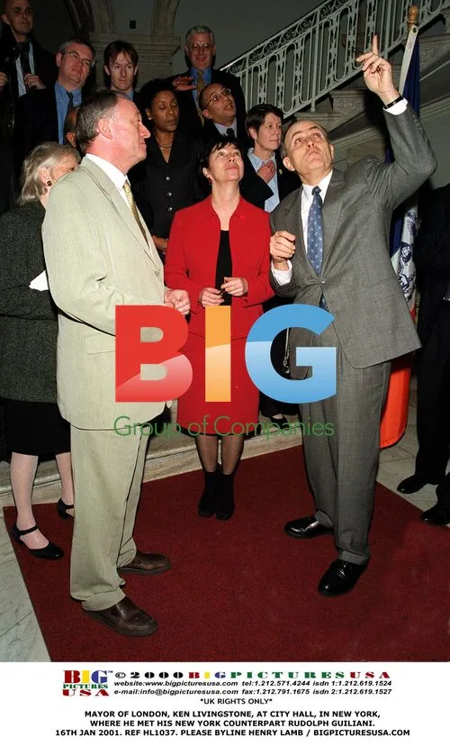 Ken Livingstone and Rudolph Guiliani Meeting