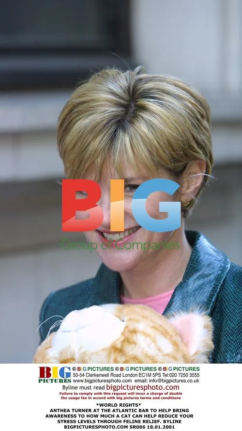 Anthea Turner Promotes Feline Stress Relief
