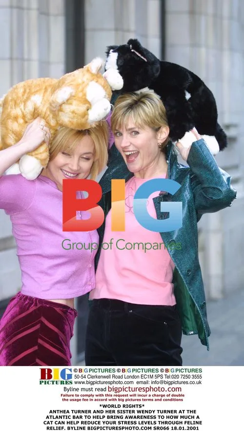 Anthea Turner and Sister Promoting Feline Relief