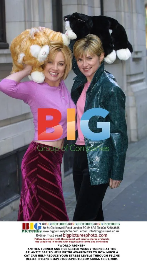 Anthea Turner and Sister Promote Feline Relief