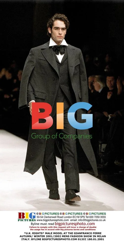 Male Model at Gianfranco Ferre Fashion Show