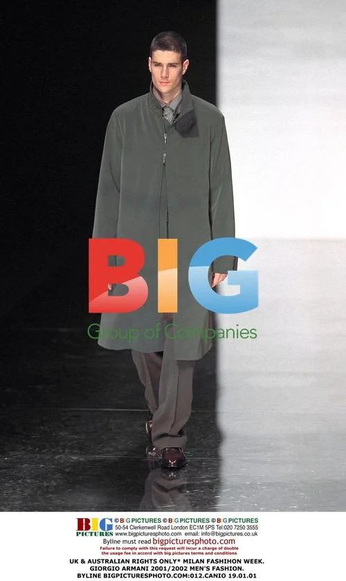 Armani Men's Fashion at Milan Fashion Week