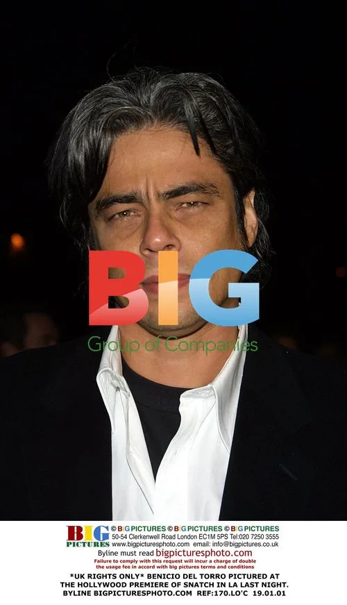 Benicio Del Torro at LA Premiere of Snatch