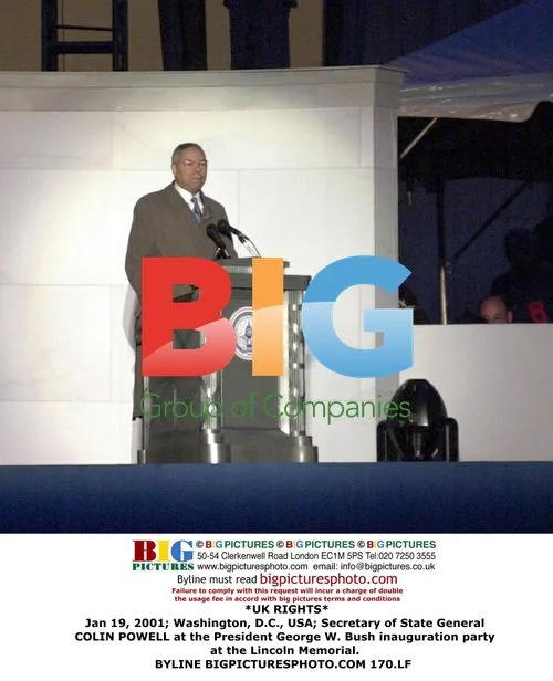 Colin Powell at Bush Inauguration Party