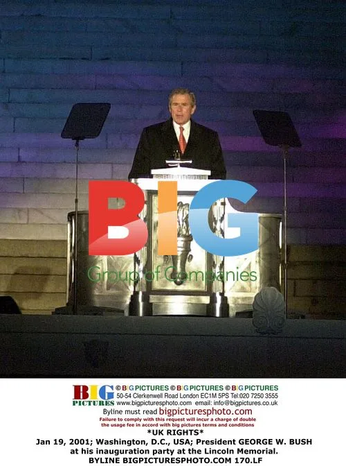 George W. Bush at Inauguration Party