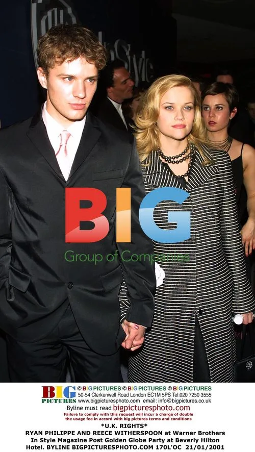 Ryan Phillippe and Reese Witherspoon at Golden Globe Party