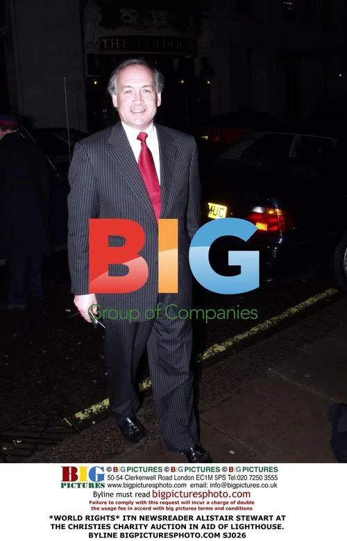 ITN Newsreader Alistair Stewart at Christie's Charity Auction