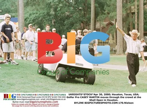 Golfer Casey Martin at Shell Open