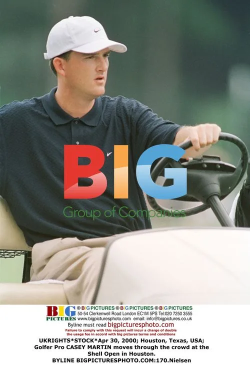 Golfer Casey Martin at Shell Open in Houston