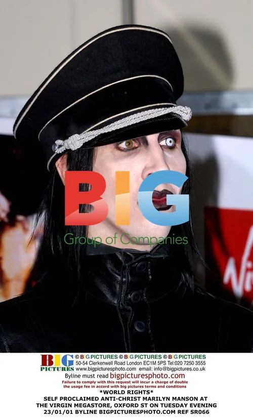 Marilyn Manson at Virgin Megastore, London