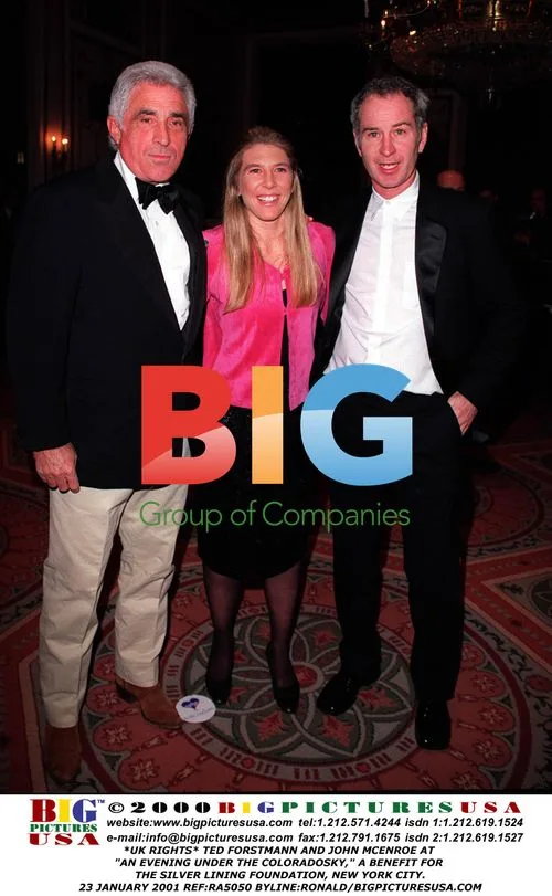 Ted Forstmann and John McEnroe at charity event