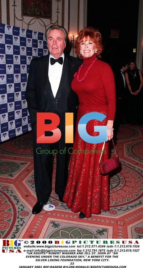 Robert Wagner and Jill St. John at Charity Gala