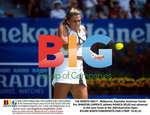 JENNIFER CAPRIATI defeats MONICA SELES at 2001 Australian Open