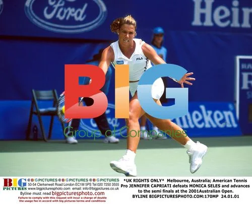 Capriati Defeats Seles at 2001 Australian Open