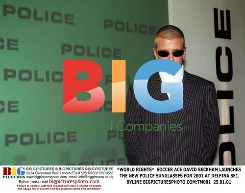 David Beckham Launches Police Sunglasses