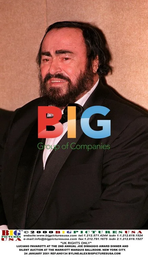 Pavarotti at Joe DiMaggio Award Dinner