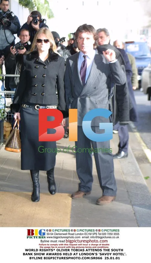 Oliver Tobias Attends South Bank Show Awards